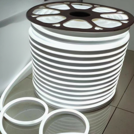 Taśma Neon LED Flex 12v 12x6mm BIAŁA 1 metr