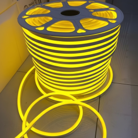 Taśma Neon LED Flex 12v 12x6mm ŻÓŁTA 1 metr