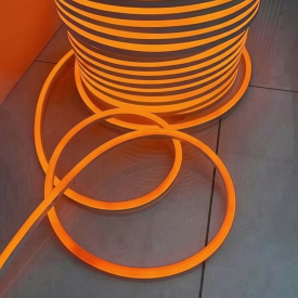 Taśma Neon LED Flex 12v 12x6mm POMARAŃCZOWA 1 metr