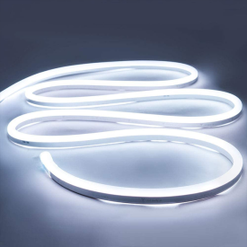 Taśma Neon LED Flex 5 metrów 12v 12x6mm BIAŁA + gniazdo DC 5,5X2,1MM