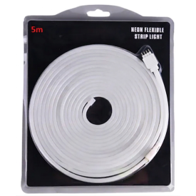  Taśma Neon LED Flex 5 metrów 12v 12x6mm RGB + gniazdo LED - 4PIN