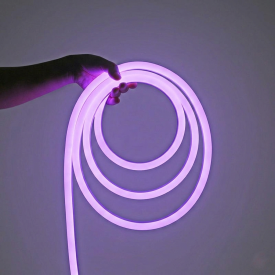 Wąż LED 360° FIOLETOWY 230v średnica 14mm - 1 metr