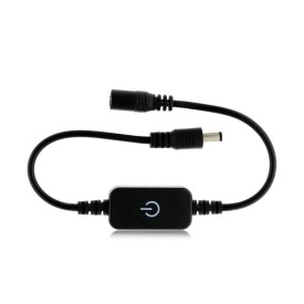 ŚCIEMNIACZ WŁĄCZNIK DO TAŚM LED DOTYKOWY 12V 24V 5A 60W CZARNY