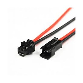 ZŁĄCZKA LED TAŚMA WTYK JST SM 2 Pin z przewodami 10 cm