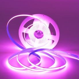 Taśma LED COB 12v 8mm 1 metr RÓŻOWA