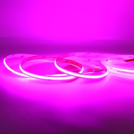 Taśma LED COB 12v 8mm 1 metr RÓŻOWA