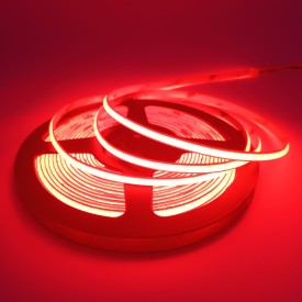 Taśma LED COB 12v 8mm 1 metr CZERWONA