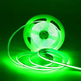 Taśma LED COB 12v 8mm 1 metr ZIELONA