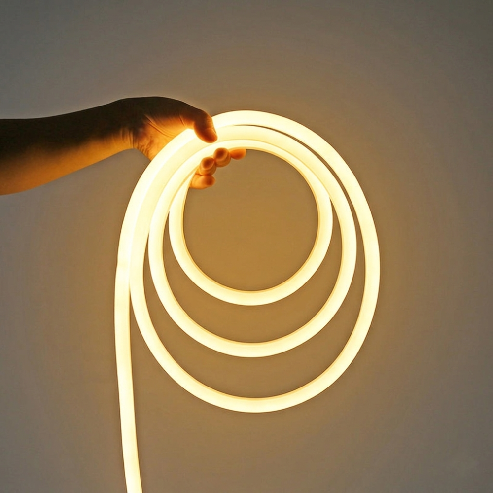  Wąż LED 360° Biały Neutralny 230v średnica 14mm - 1 metr