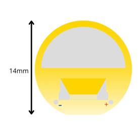  Wąż LED 360° Biały Neutralny 230v średnica 14mm - 1 metr