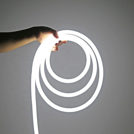Wąż LED 360° Biały zimny 230v średnica 14mm - 1 metr